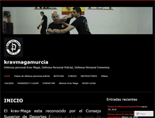 Tablet Screenshot of kravmagamurcia.com